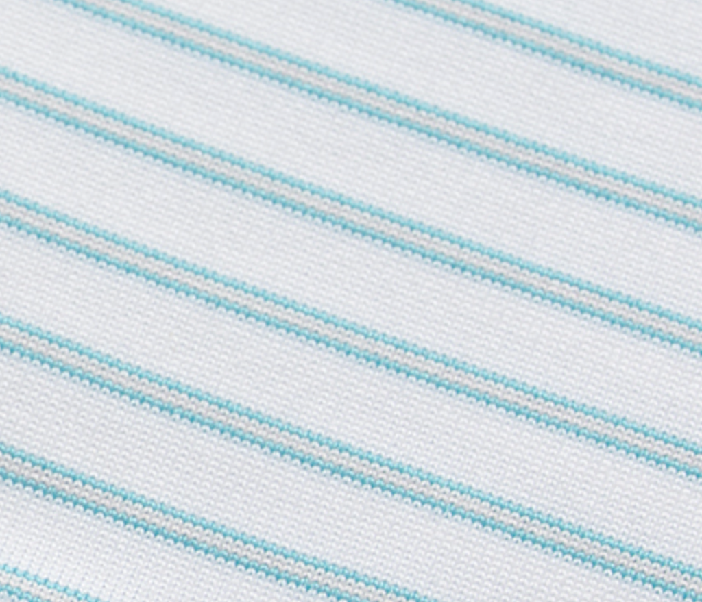Johnnie-O Performance Jersey Polo - Michael Stripe, Tropical