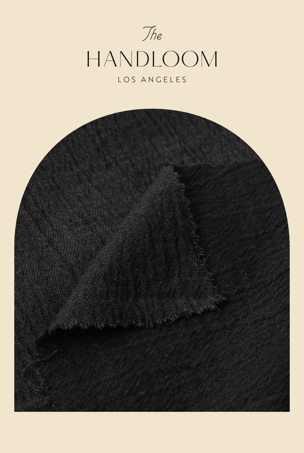 The Handloom Terra Shirt Dress Black