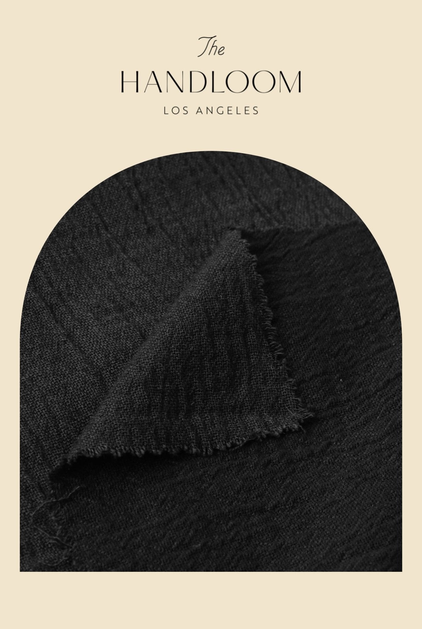 The Handloom Terra Shirt Dress Black