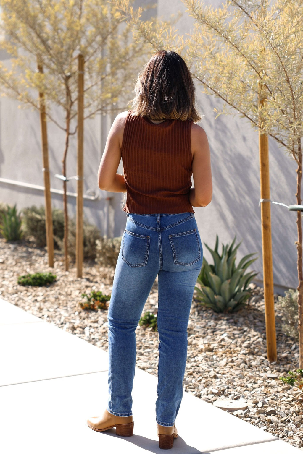Thread & Supply Adrian Dark Wash Mid Rise Jeans - FINAL SALE