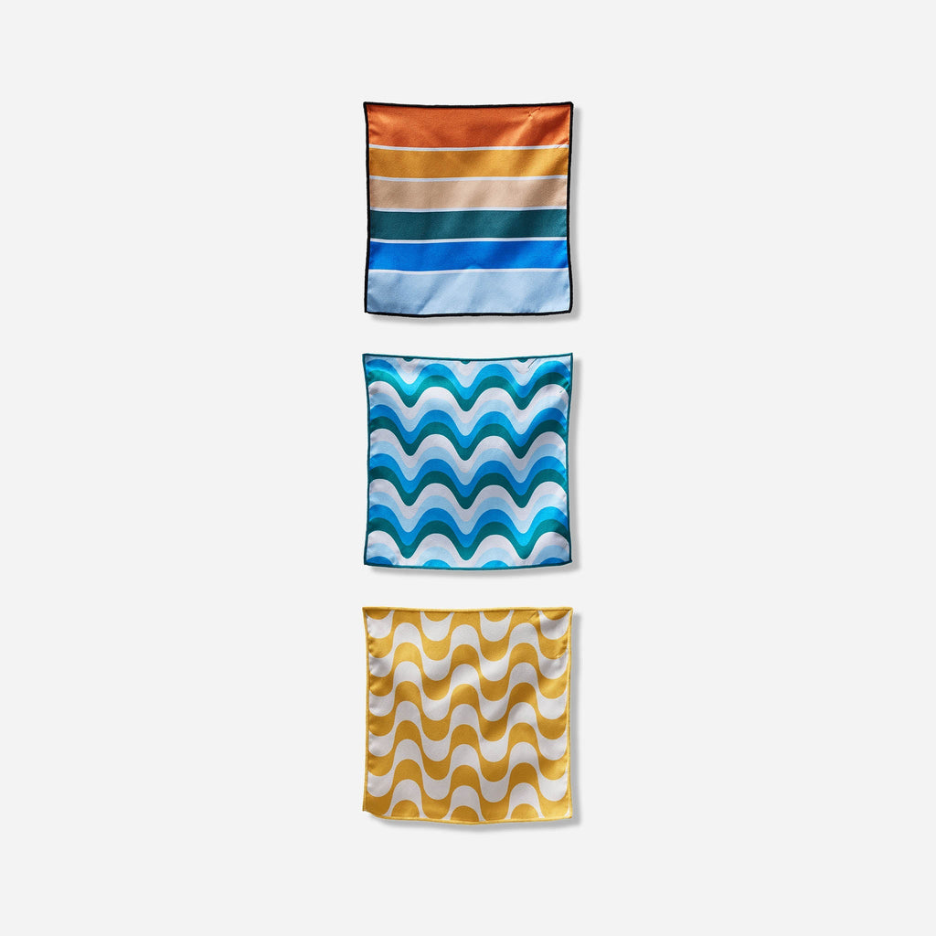 Nomadix Tiny Towel 3-Pack: Stripes