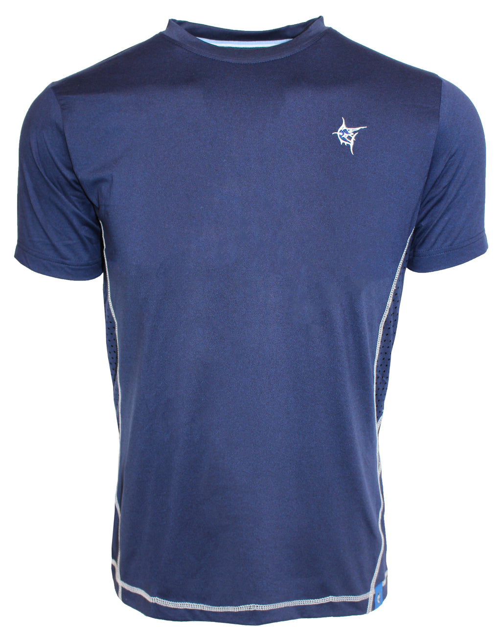 White Water Grander Short Sleeve Performance Tee, Slate Blue