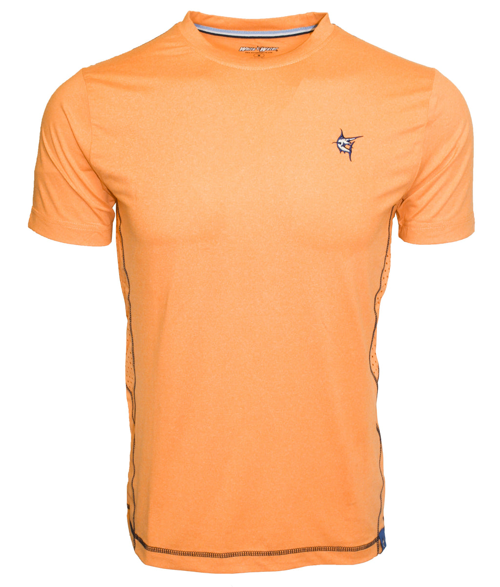 White Water Grander Short Sleeve Performance Tee,  Orange