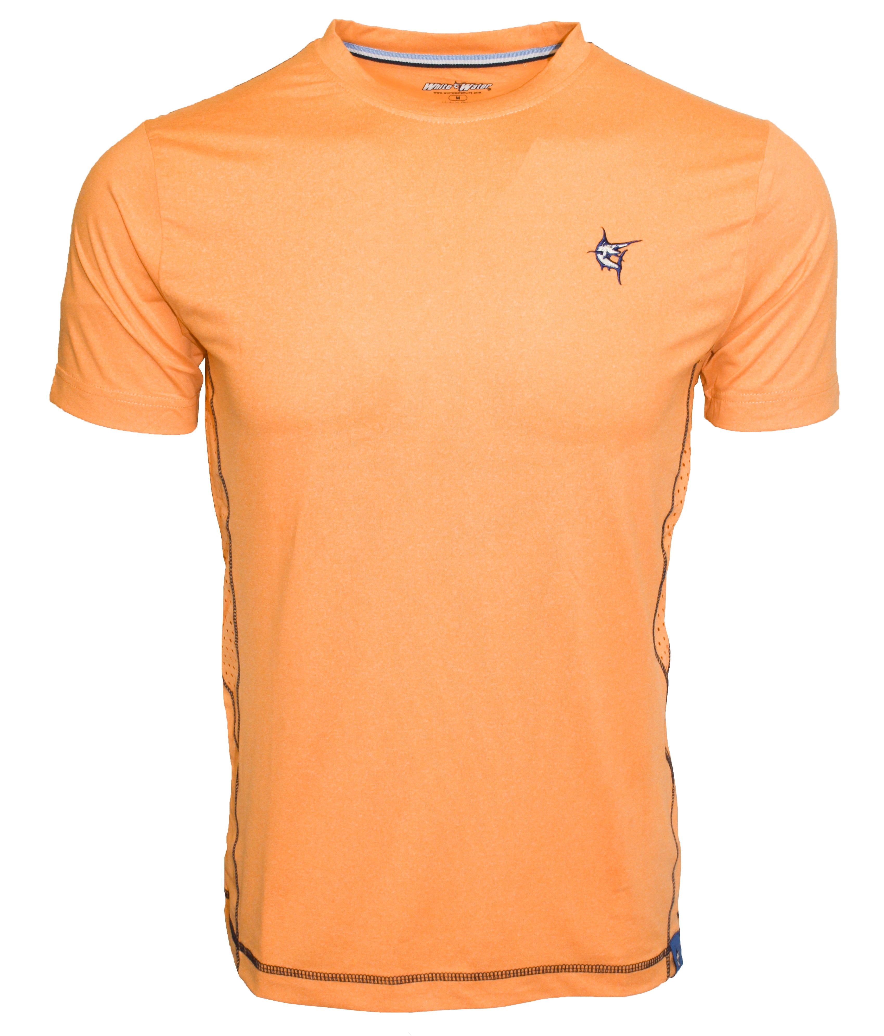 White Water Grander Short Sleeve Performance Tee,  Orange