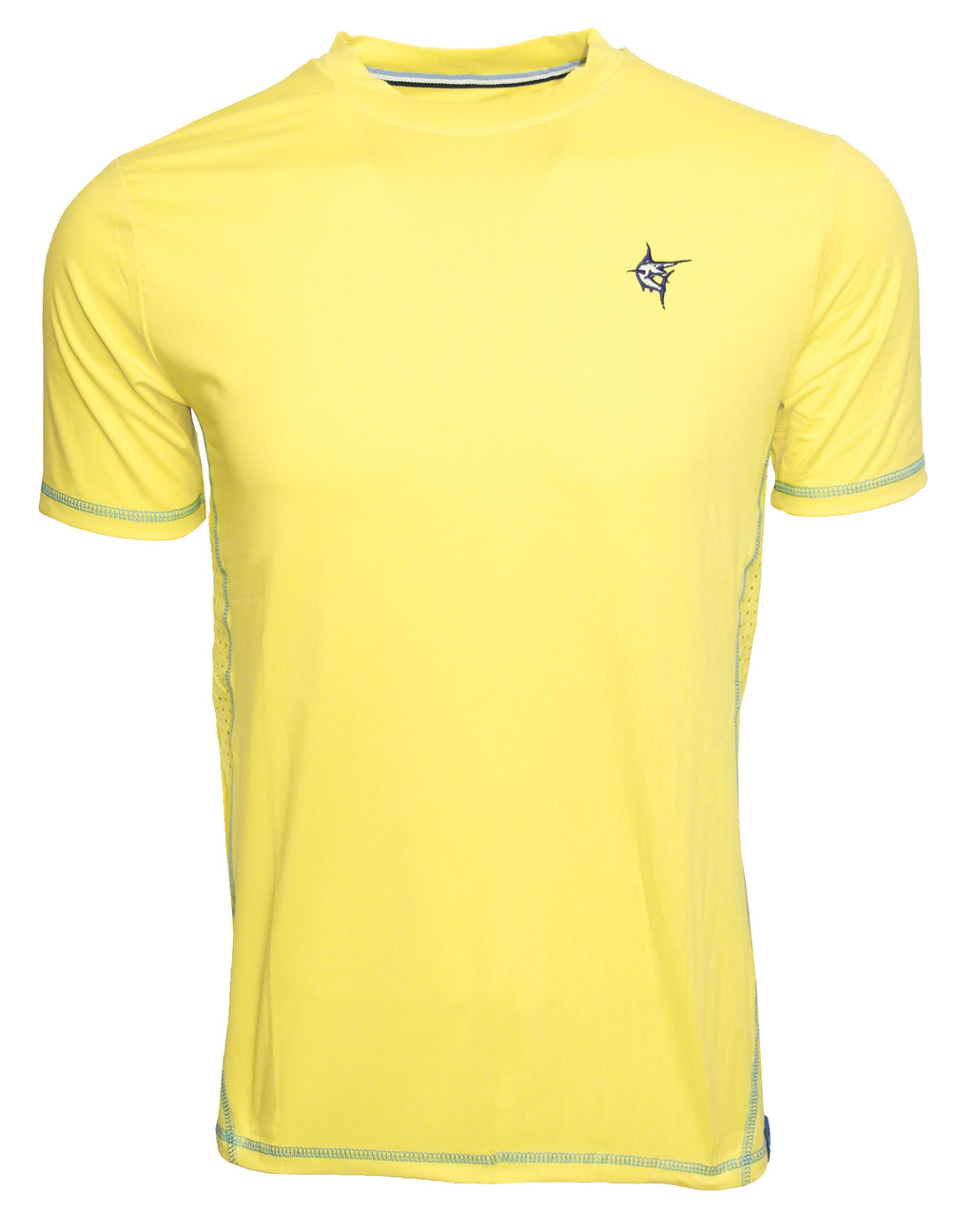 White Water Grander Short Sleeve Performance Tee, Yellow