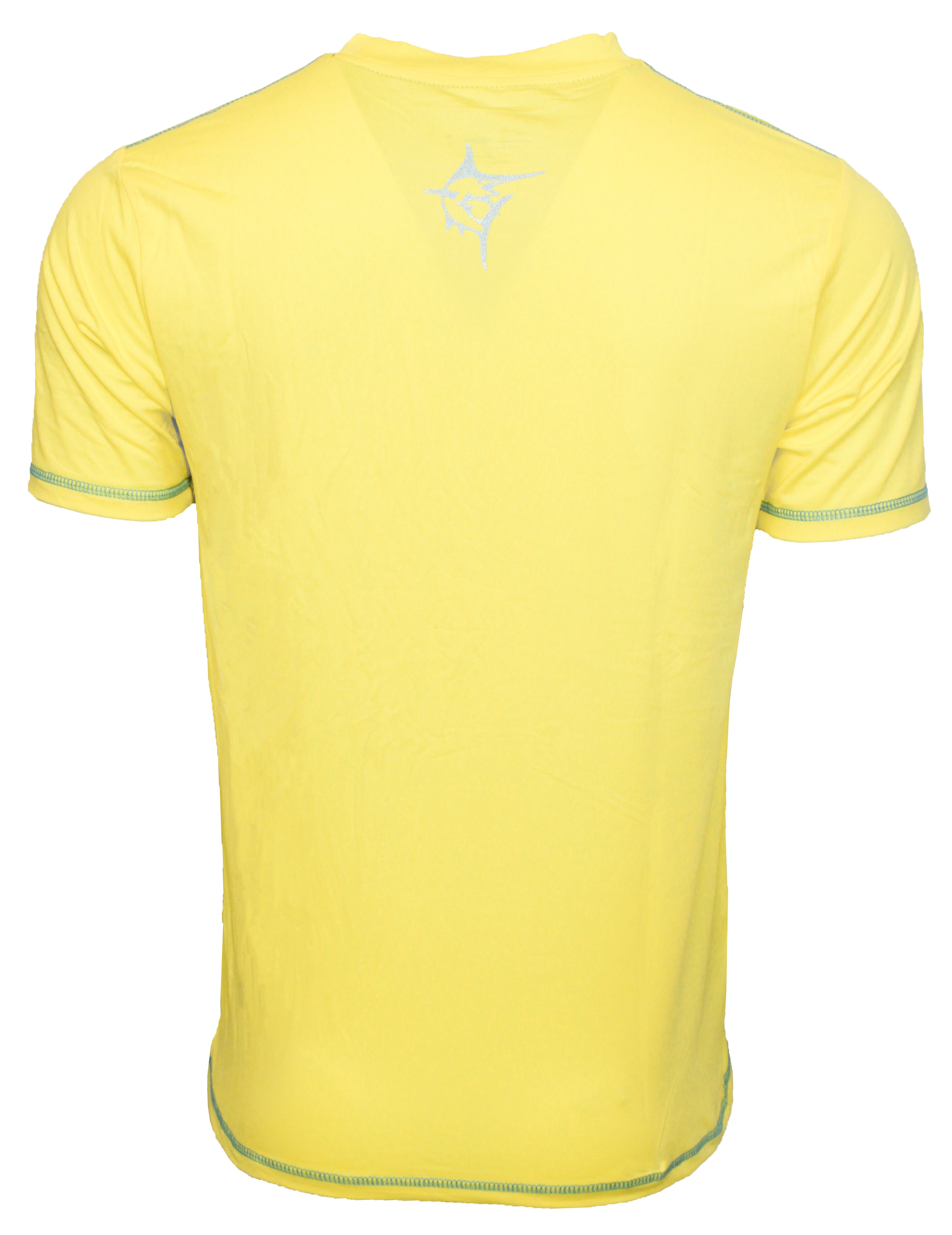 White Water Grander Short Sleeve Performance Tee, Yellow