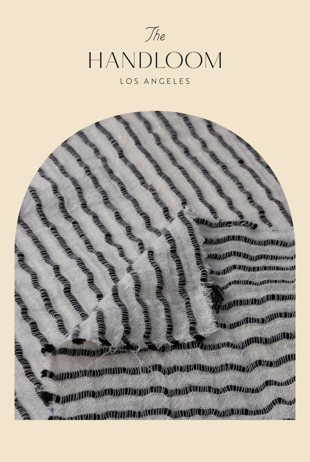 The Handloom Voyage Set Black Stripes