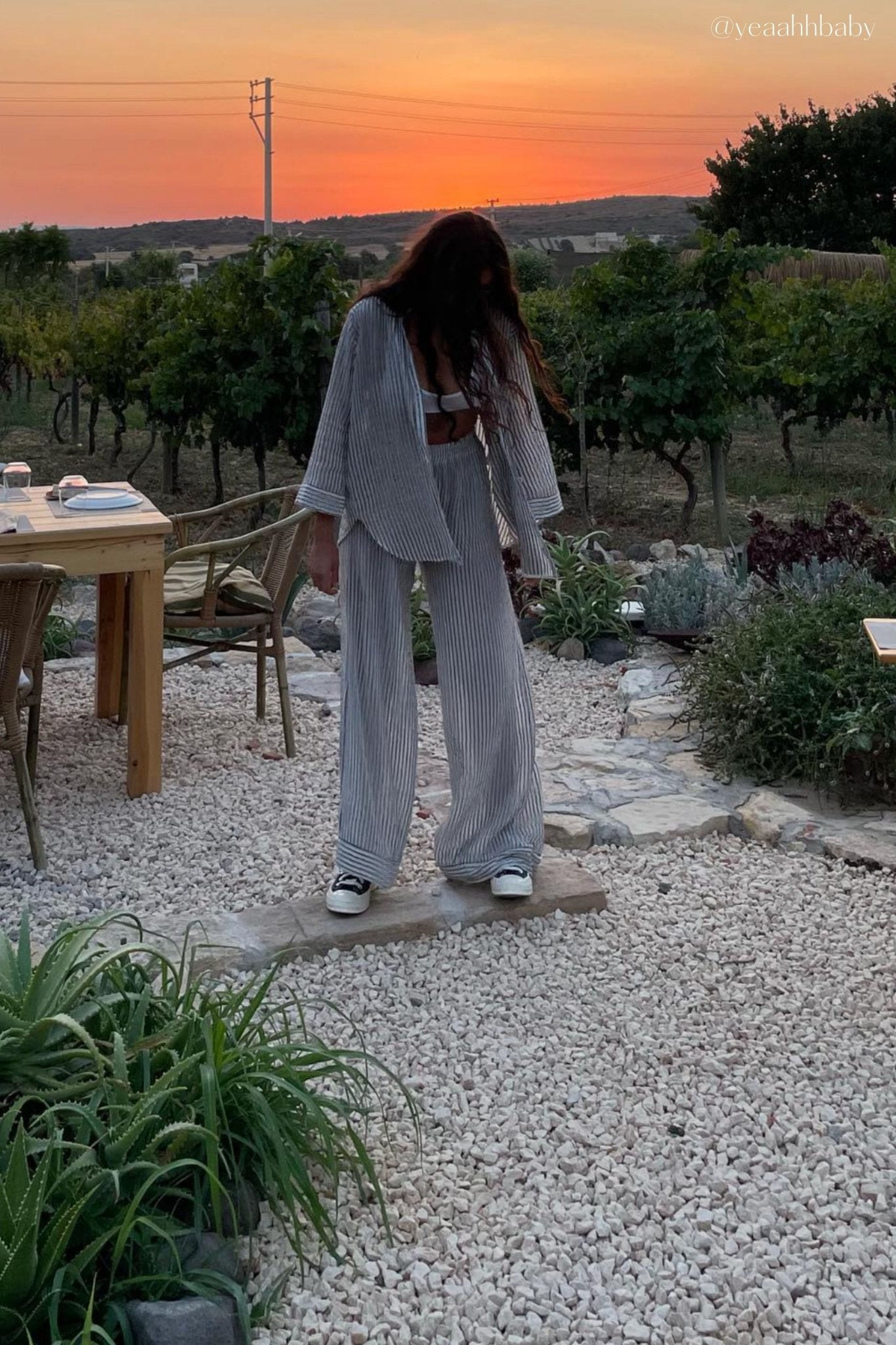 The Handloom Voyage Set Black Stripes