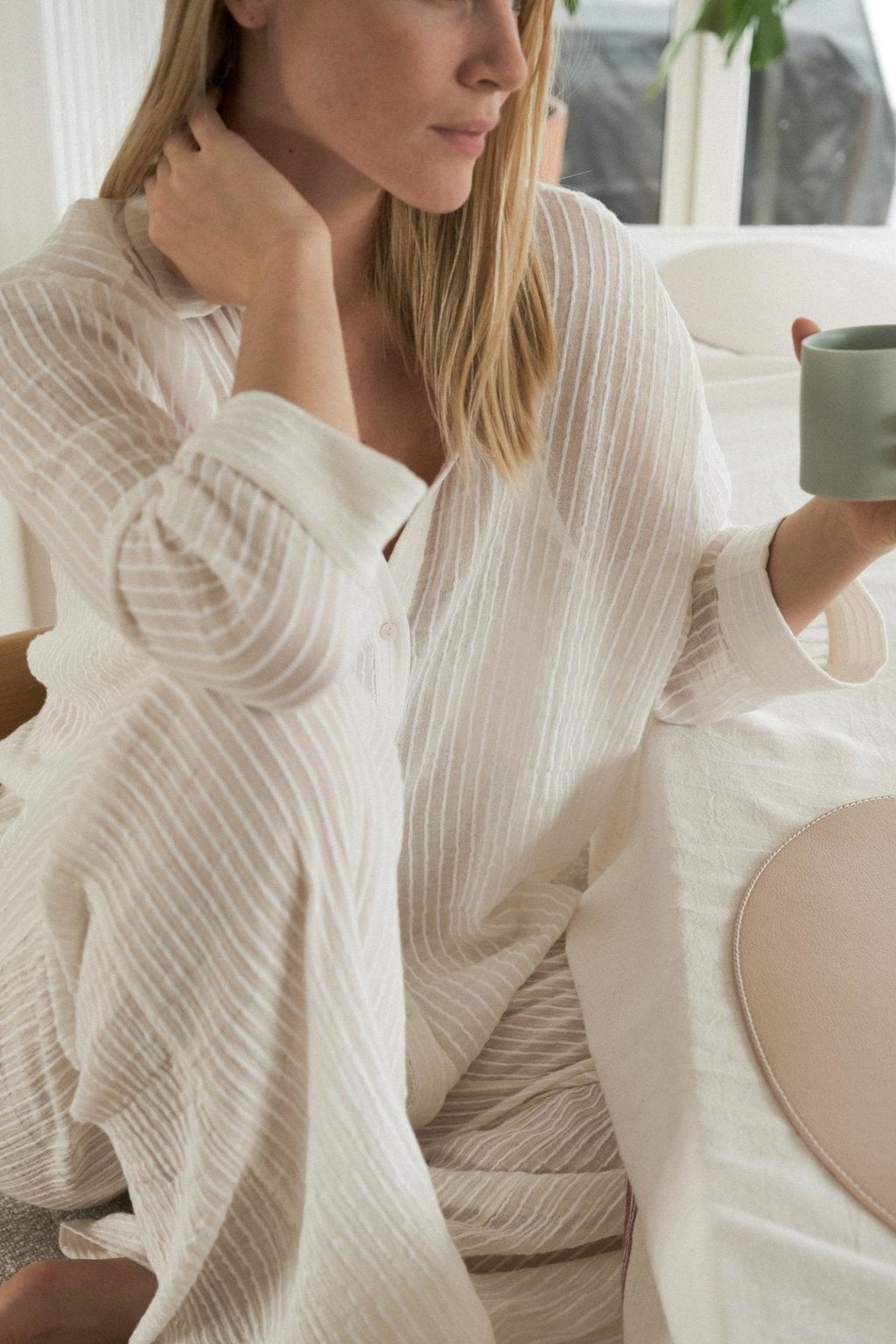 The Handloom Voyage Set White Stripes