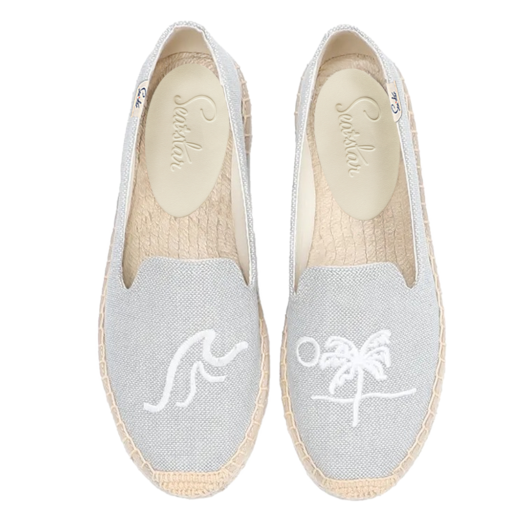 Sea Star Bayside Beach Club Espadrille Wavey Grey