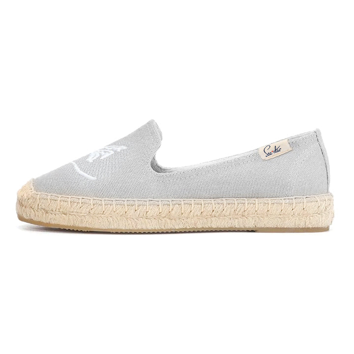 Sea Star Bayside Beach Club Espadrille Wavey Grey