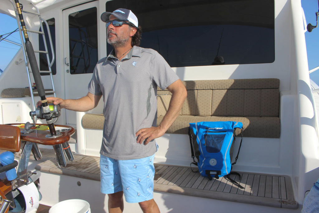 White Water Firstmate Shorts, Light Blue
