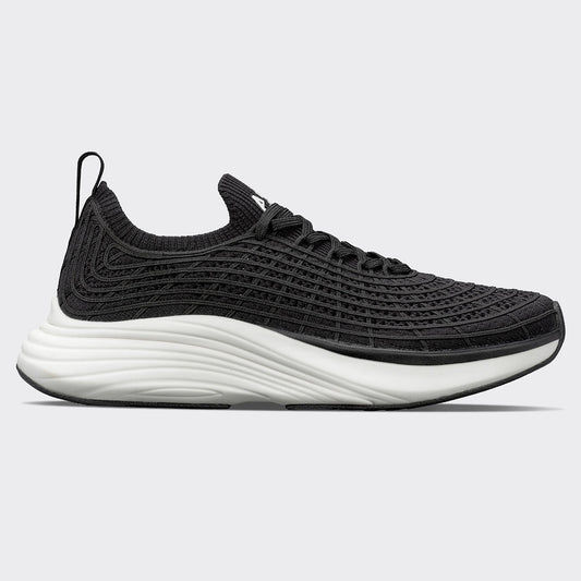 APL Men’s TechLoom Zipline Performance Running Shoes, Black / White