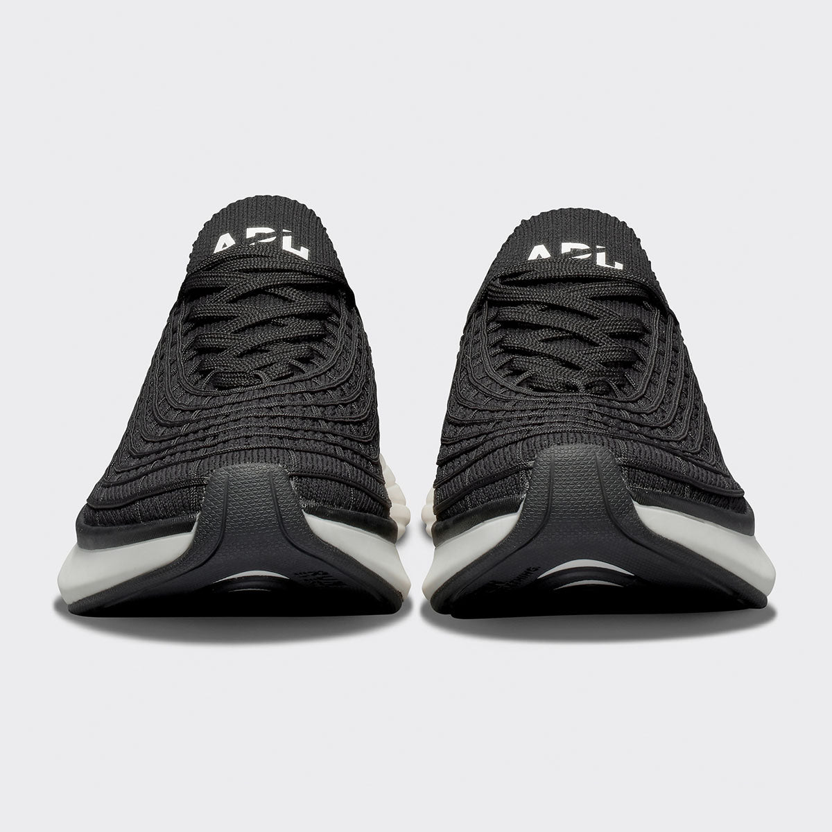 APL Men’s TechLoom Zipline Performance Running Shoes, Black / White