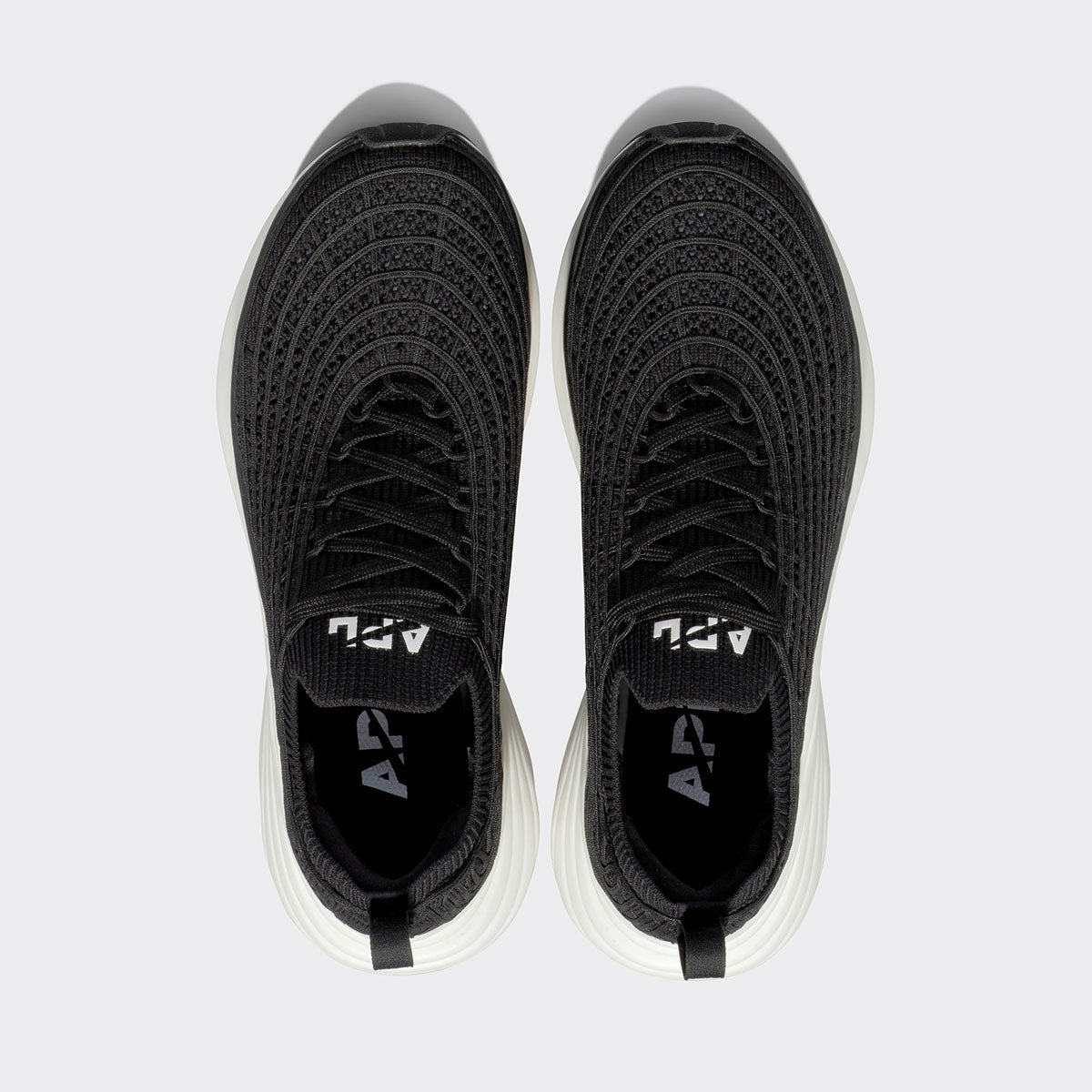 APL Men’s TechLoom Zipline Performance Running Shoes, Black / White