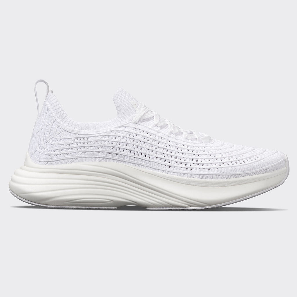 APL Men’s TechLoom Zipline Performance Running Shoes, White / White