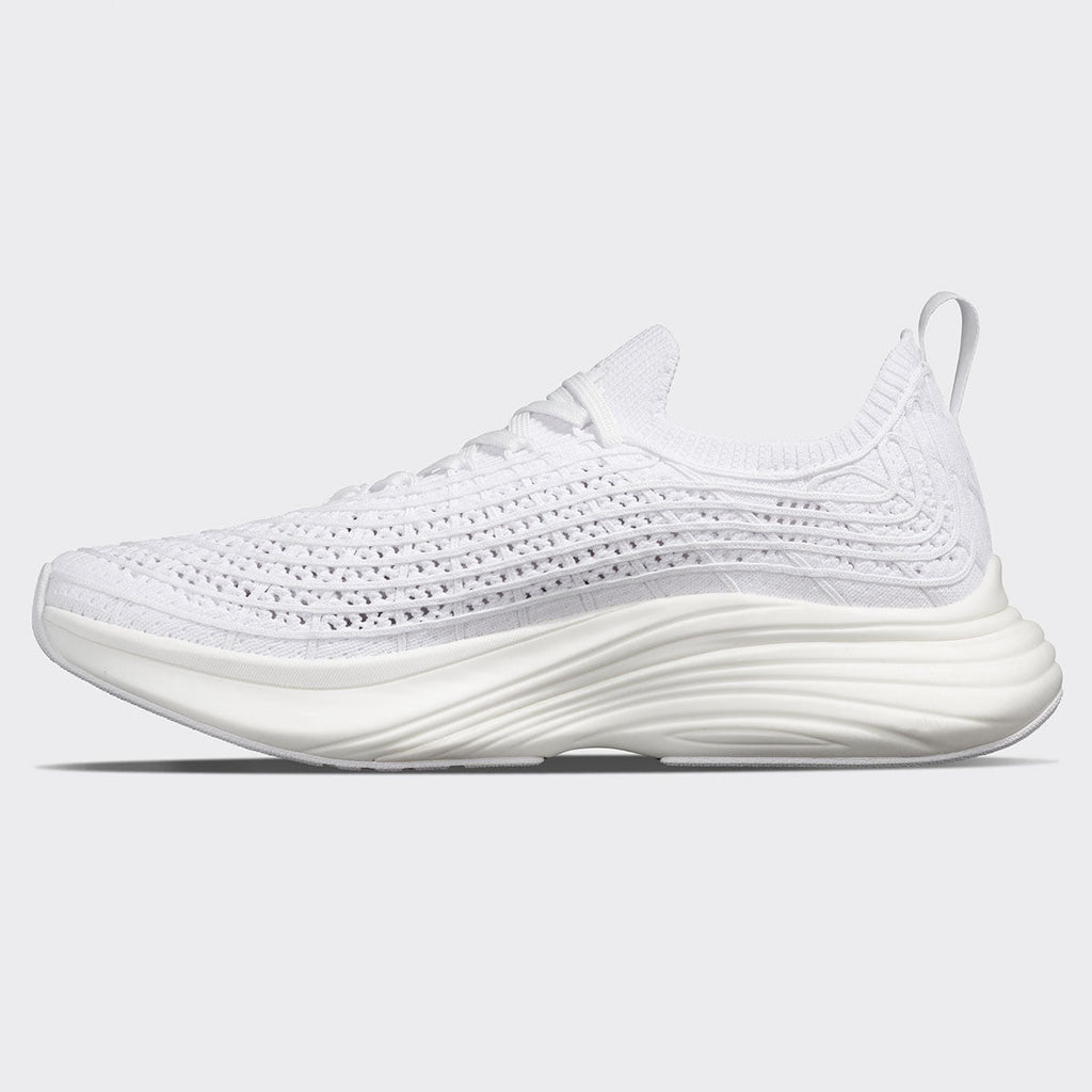 APL Women’s TechLoom Zipline Performance Running Shoes, White / White