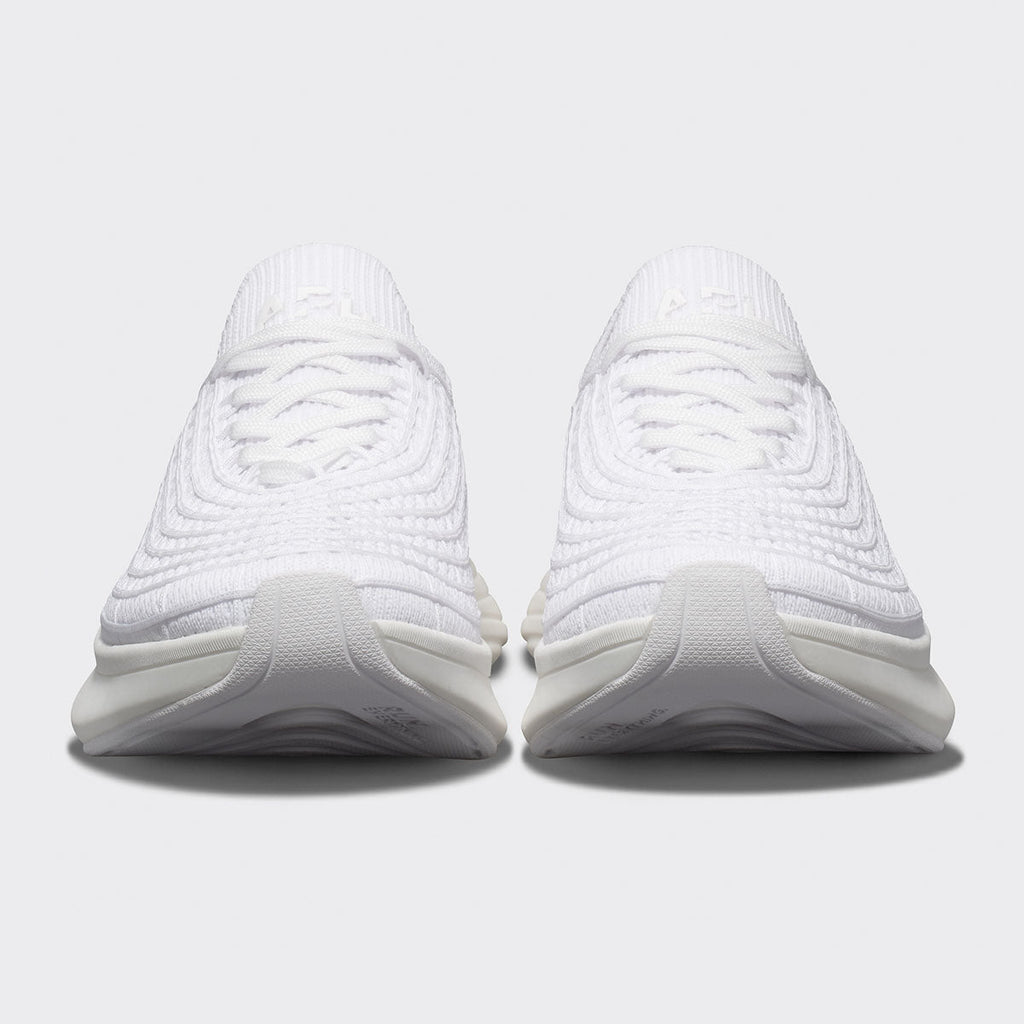 APL Women’s TechLoom Zipline Performance Running Shoes, White / White